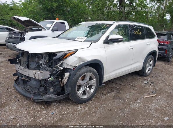 5TDDZRFH3JS903668 2018 TOYOTA HIGHLANDER White Przód lewy