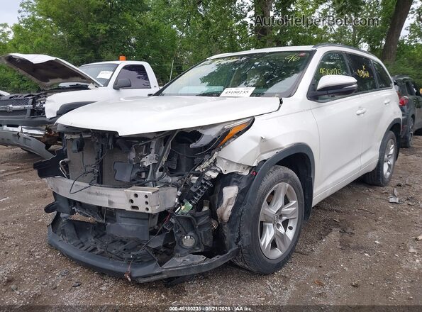 5TDDZRFH3JS903668 2018 TOYOTA HIGHLANDER White Widok z przodu