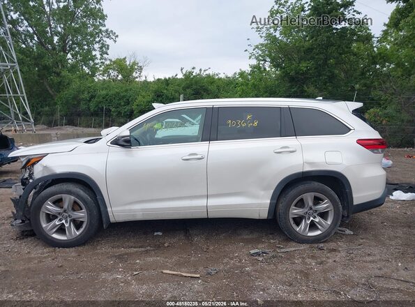 5TDDZRFH3JS903668 2018 TOYOTA HIGHLANDER White Widok wnętrza 360 stopni