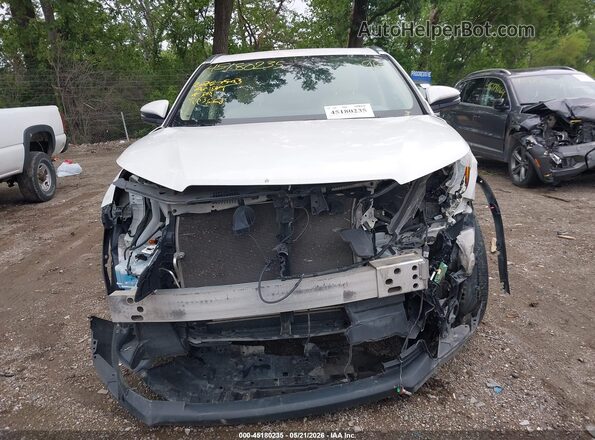 5TDDZRFH3JS903668 2018 TOYOTA HIGHLANDER White Widok zestawu wskaźników