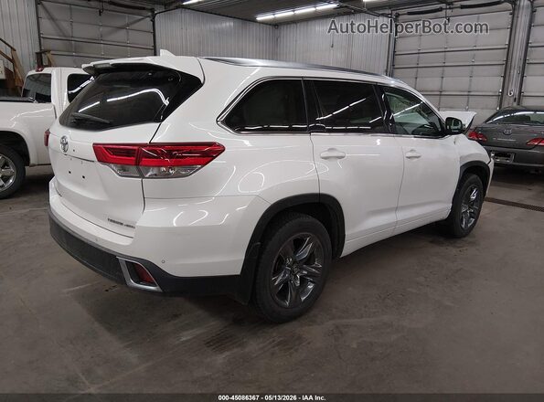 5TDDZRFH4JS496329 2018 TOYOTA LIMITED White Հետևի աջ