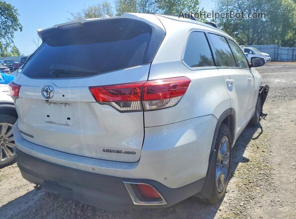 5TDDZRFH4JS838314 2018 TOYOTA LIMITED White Задня права чверть