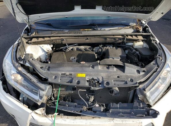 5TDDZRFH4JS838314 2018 TOYOTA LIMITED White Вид підкапотного простору