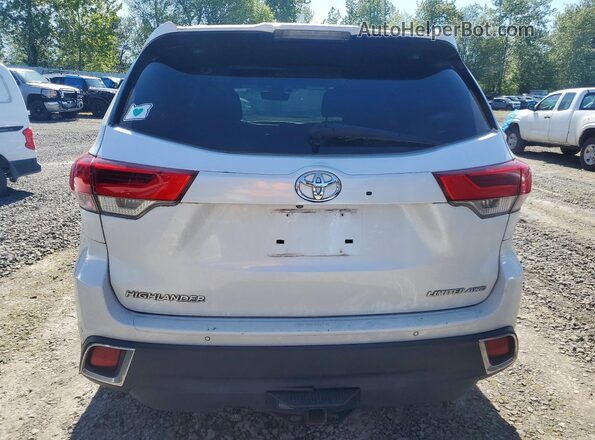 5TDDZRFH4JS838314 2018 TOYOTA LIMITED White Вид ззаду