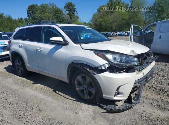 5TDDZRFH4JS838314 2018 TOYOTA LIMITED White Передня права чверть