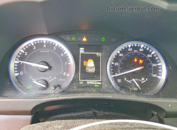 5TDDZRFH4JS838314 2018 TOYOTA LIMITED White Вид щитка приладів