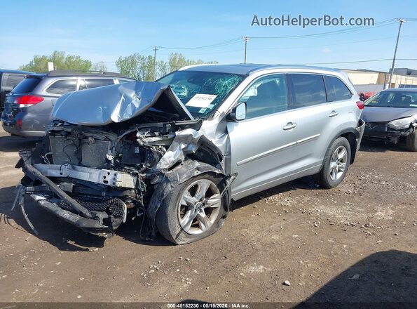 5TDDZRFH7KS968671 2019 TOYOTA HIGHLANDER Silver Առջևի ձախ երեք քառորդ տեսարան