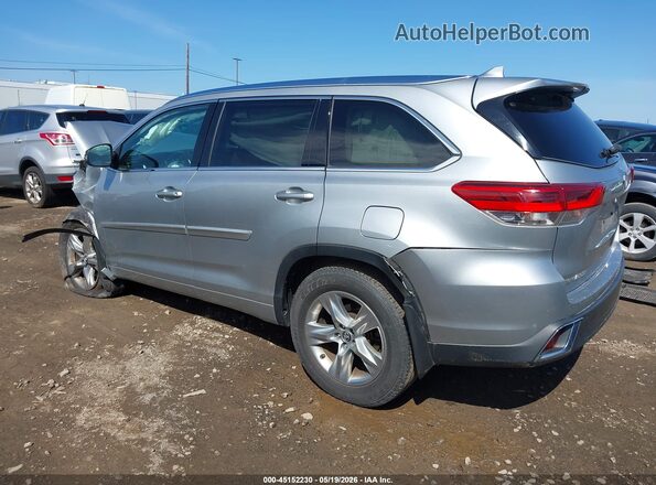 5TDDZRFH7KS968671 2019 TOYOTA HIGHLANDER Silver Հետևի ձախ