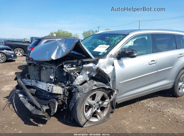 5TDDZRFH7KS968671 2019 TOYOTA HIGHLANDER Silver Դիմացի տեսք