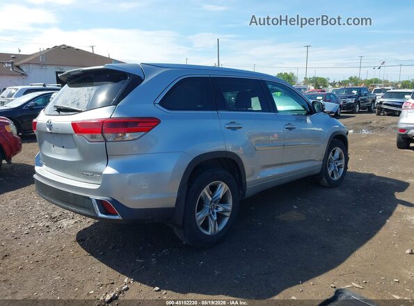 5TDDZRFH7KS968671 2019 TOYOTA HIGHLANDER Silver Հետևի աջ