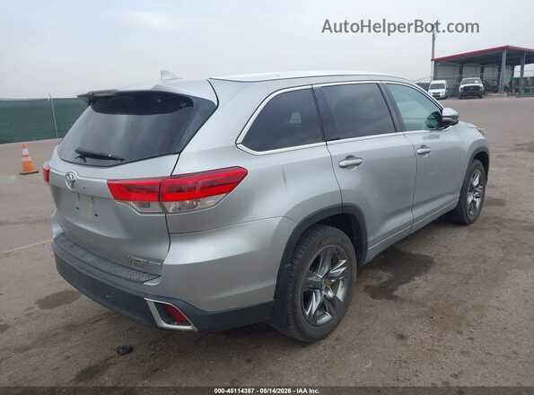 5TDDZRFH8HS391738 2017 TOYOTA HIGHLANDER Silver Trasero derecho