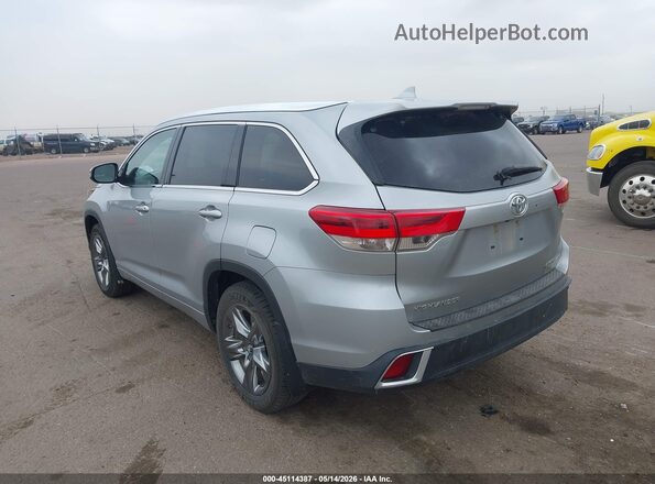 5TDDZRFH8HS391738 2017 TOYOTA HIGHLANDER Silver Trasero izquierdo