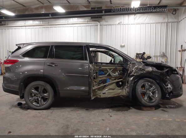 5TDDZRFH8HS411907 2017 TOYOTA HIGHLANDER Gray წინა ხედი