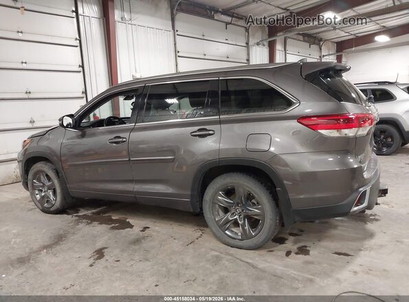5TDDZRFH8HS411907 2017 TOYOTA HIGHLANDER Gray 