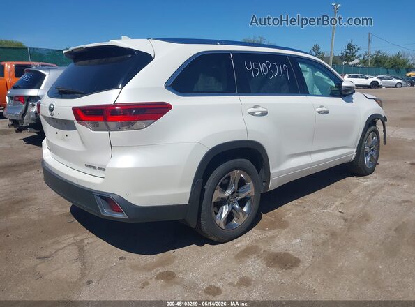5TDDZRFH8JS870912 2018 TOYOTA HIGHLANDER White უკანა მარჯვენა