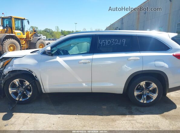 5TDDZRFH8JS870912 2018 TOYOTA HIGHLANDER White სალონის 360-გრადუსიანი ხედი