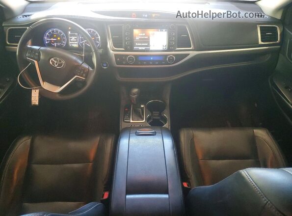5TDDZRFH9JS894765 2018 TOYOTA HIGHLANDER Burgundy Vista del salpicadero