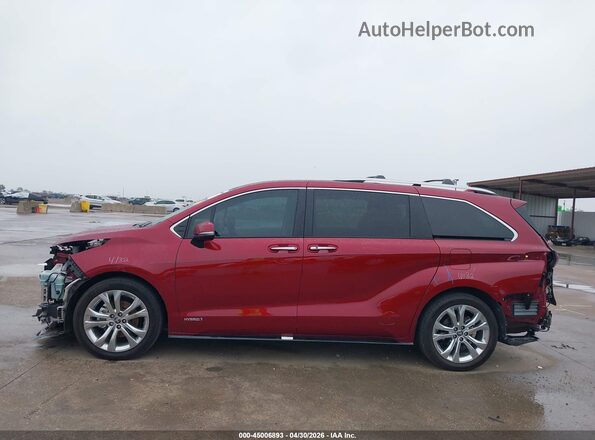 5TDERKEC9MS033432 2021 TOYOTA SIENNA Burgundy 
