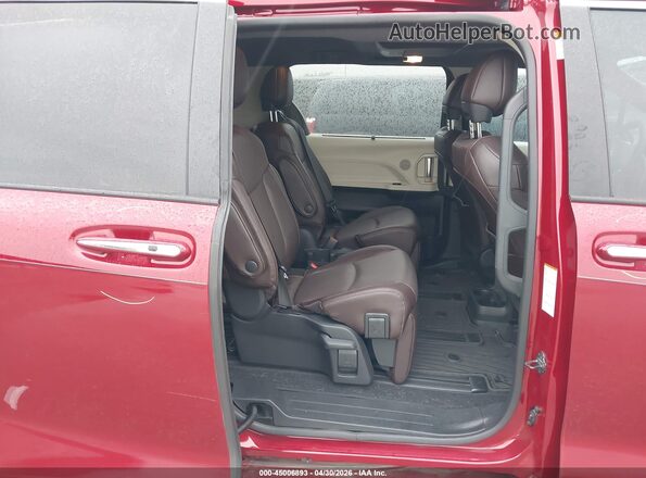 5TDERKEC9MS033432 2021 TOYOTA SIENNA Burgundy Вид наклейки з VIN-кодом