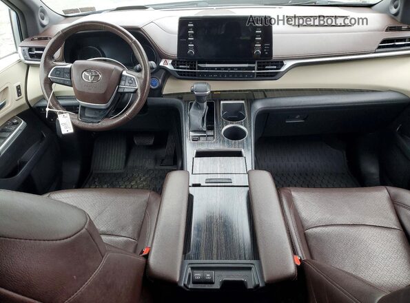 5TDESKFC1NS060872 2022 TOYOTA SIENNA Silver Vista del salpicadero