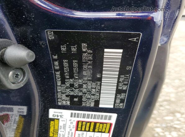 5TDESKFC1PS081448 2023 TOYOTA SIENNA Purple VIN კოდის სტიკერის ხედი