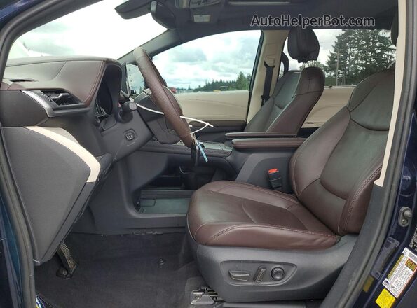5TDESKFC1PS081448 2023 TOYOTA SIENNA Purple წინა სალონის ხედი