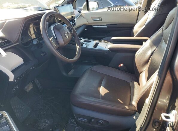 5TDESKFC4PS099636 2023 TOYOTA SIENNA Серый Вид салона спереди
