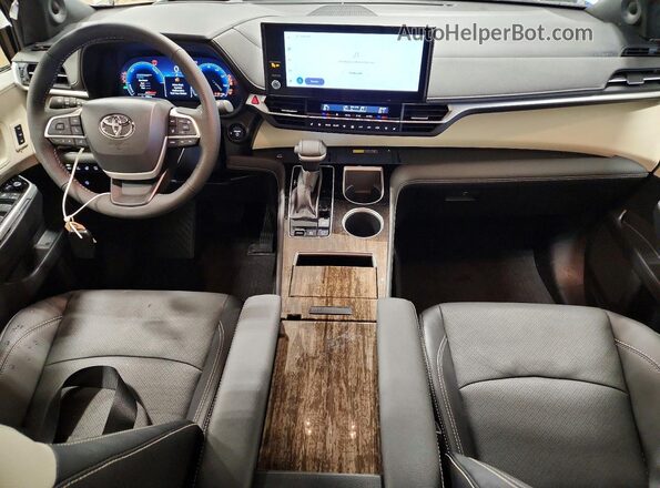 5TDESKFC5TS236853 2026 TOYOTA SIENNA White Вид панелі приладів