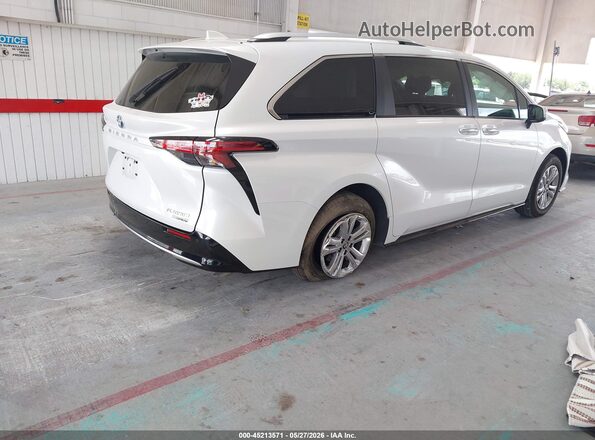 5TDESKFC6RS147379 2024 TOYOTA SIENNA White უკანა მარჯვენა