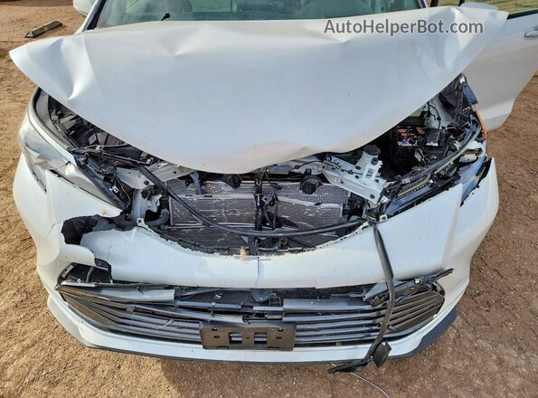 5TDESKFC6SS197379 2025 TOYOTA SIENNA White Вид підкапотного простору