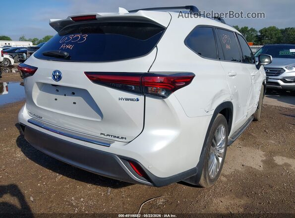 5TDFARAH2PS020399 2023 TOYOTA HIGHLANDER White Задня права чверть