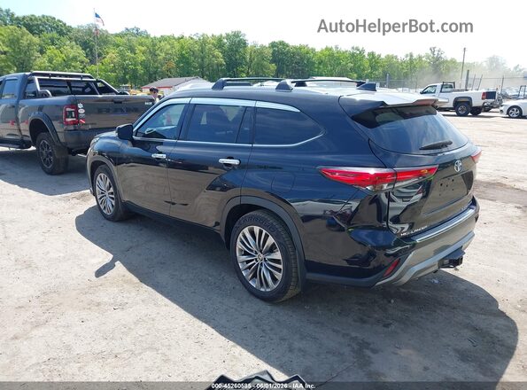 5TDFZRBH0MS064811 2021 TOYOTA HIGHLANDER Black უკანა მარცხენა