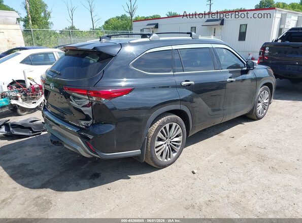 5TDFZRBH0MS064811 2021 TOYOTA HIGHLANDER Black უკანა მარჯვენა