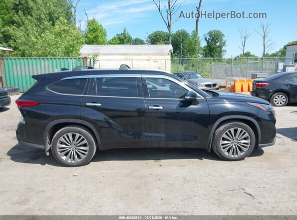 5TDFZRBH0MS064811 2021 TOYOTA HIGHLANDER Black უკანა სალონის ხედი