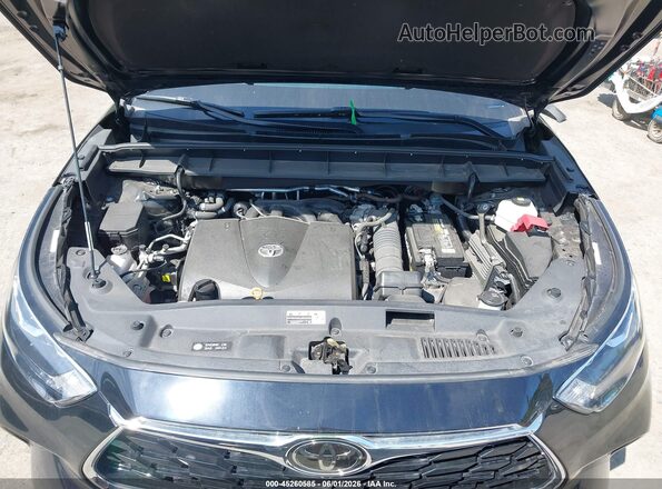 5TDFZRBH0MS064811 2021 TOYOTA HIGHLANDER Black უკანა ხედი