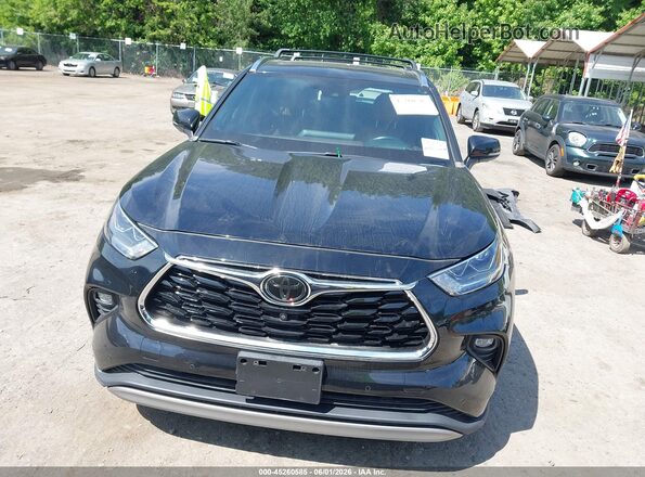 5TDFZRBH0MS064811 2021 TOYOTA HIGHLANDER Black ხელსაწყოთა პანელის ხედი