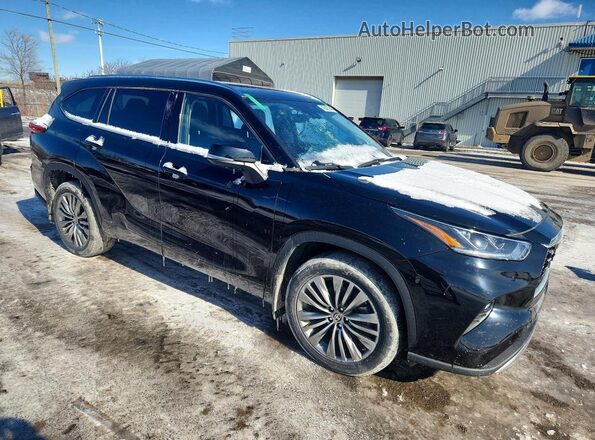 5TDFZRBH2MS106198 2021 TOYOTA HIGHLANDER Black Առջևի աջ
