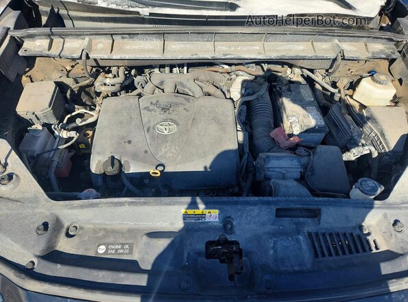 5TDFZRBH2MS106198 2021 TOYOTA HIGHLANDER Black Սալոնի հետևի տեսք