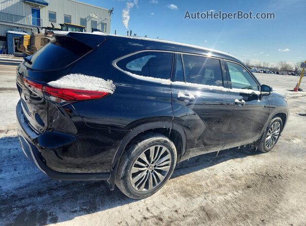 5TDFZRBH2MS106198 2021 TOYOTA HIGHLANDER Black Հետևի աջ