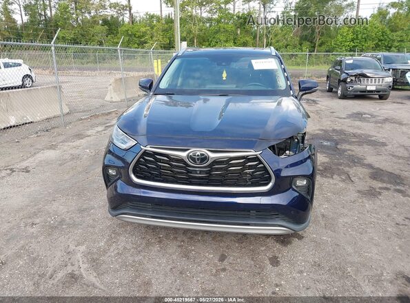 5TDFZRBH2MS118609 2021 TOYOTA HIGHLANDER Blue 