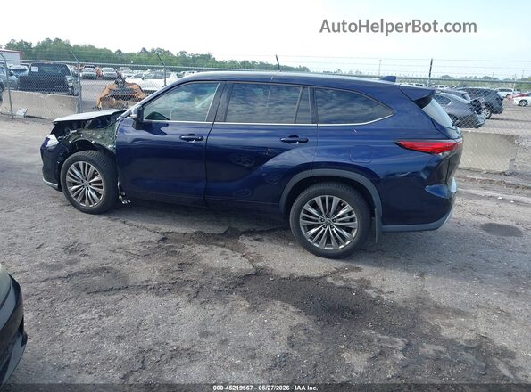 5TDFZRBH2MS118609 2021 TOYOTA HIGHLANDER Blue 