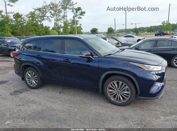5TDFZRBH2MS118609 2021 TOYOTA HIGHLANDER Blue 