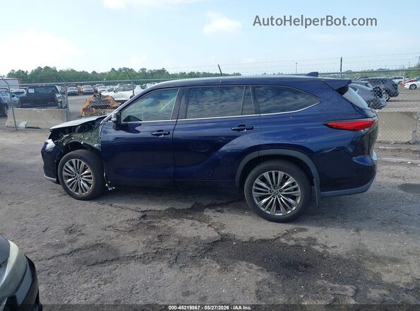 5TDFZRBH2MS118609 2021 TOYOTA HIGHLANDER Blue 
