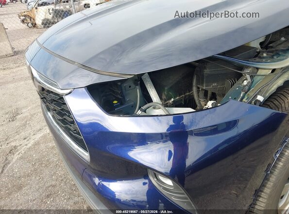 5TDFZRBH2MS118609 2021 TOYOTA HIGHLANDER Blue 