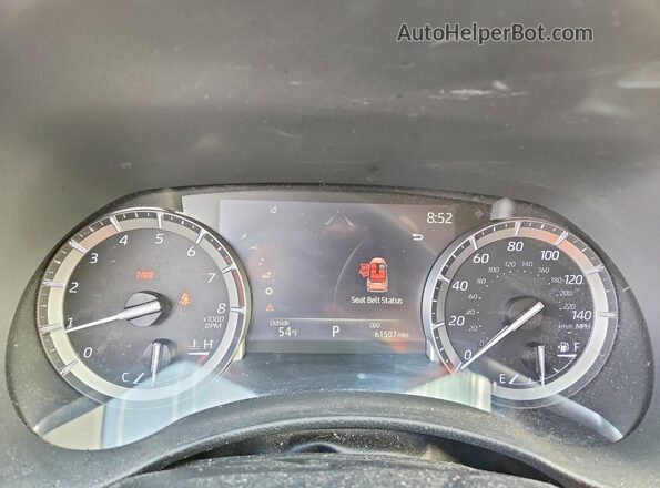 5TDFZRBH3NS224200 2022 TOYOTA HIGHLANDER Синий Вид щитка приборов