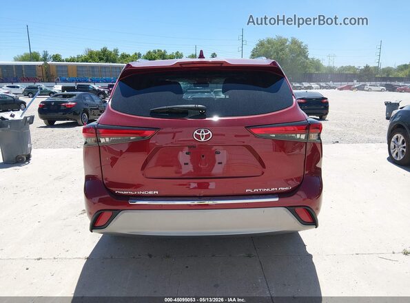 5TDFZRBH4MS150753 2021 TOYOTA HIGHLANDER Красный 