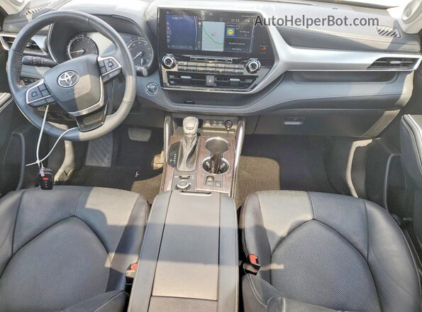 5TDFZRBH5NS214221 2022 TOYOTA HIGHLANDER White Widok deski rozdzielczej