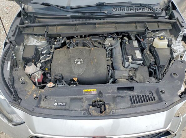 5TDFZRBH6NS233604 2022 TOYOTA HIGHLANDER Silver Widok komory silnika