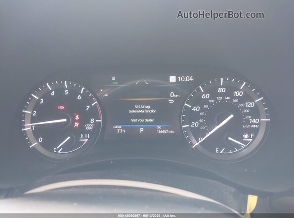 5TDFZRBH7LS031402 2020 TOYOTA HIGHLANDER Black Widok tylnych siedzeń