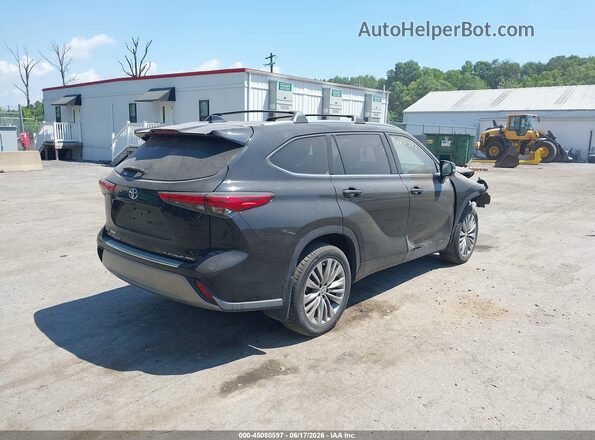 5TDFZRBH7LS031402 2020 TOYOTA HIGHLANDER Black Tył prawy